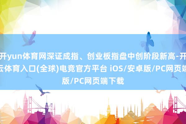 开yun体育网深证成指、创业板指盘中创阶段新高-开yun云体育入口(全球)电竞官方平台 iOS/安卓版/PC网页端下载