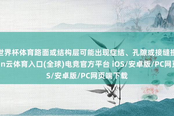 世界杯体育路面或结构层可能出现症结、孔隙或接缝损坏-开yun云体育入口(全球)电竞官方平台 iOS/安卓版/PC网页端下载